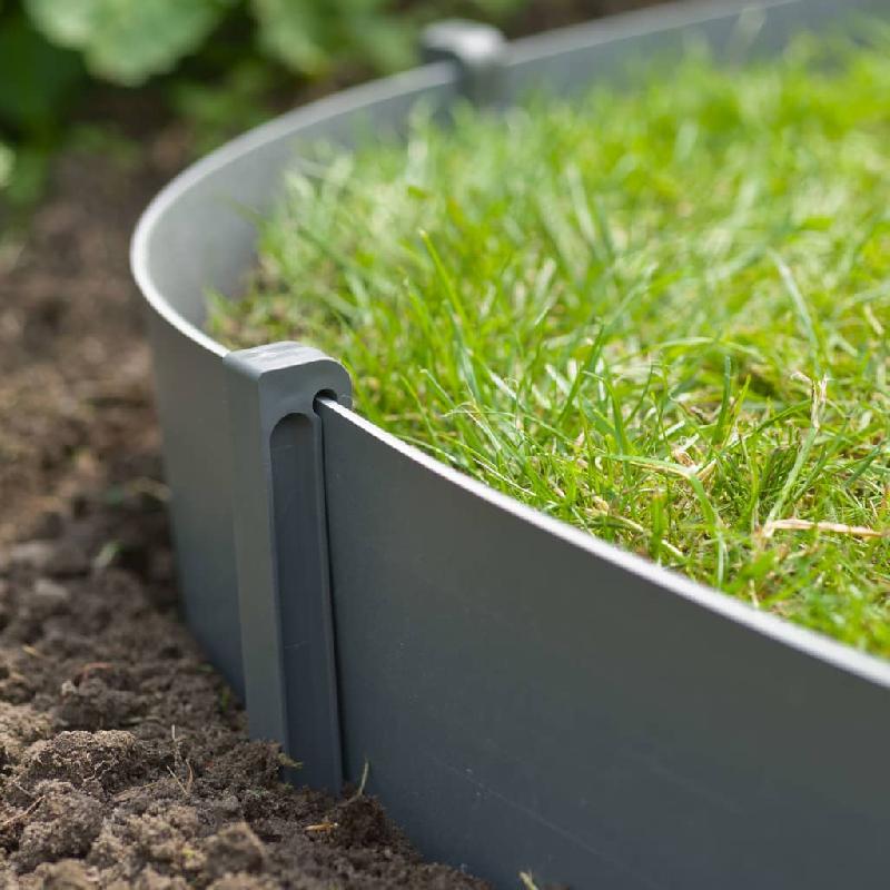 Nature chevilles d'ancrage de jardin 10 pcs gris 428505_1