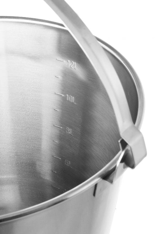 Seau inox avec graduations et pied renforcé 12 L L2G_1