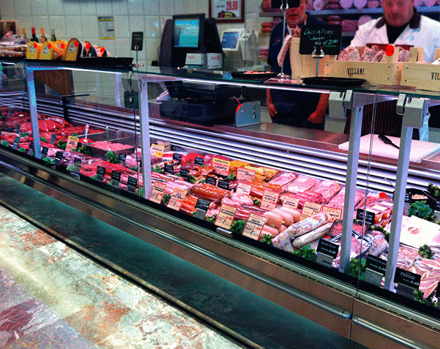 Vitrine réfrigérée Fresh-Liner - spéciale viande - réfrigération CO2, glycol ou R452A_1