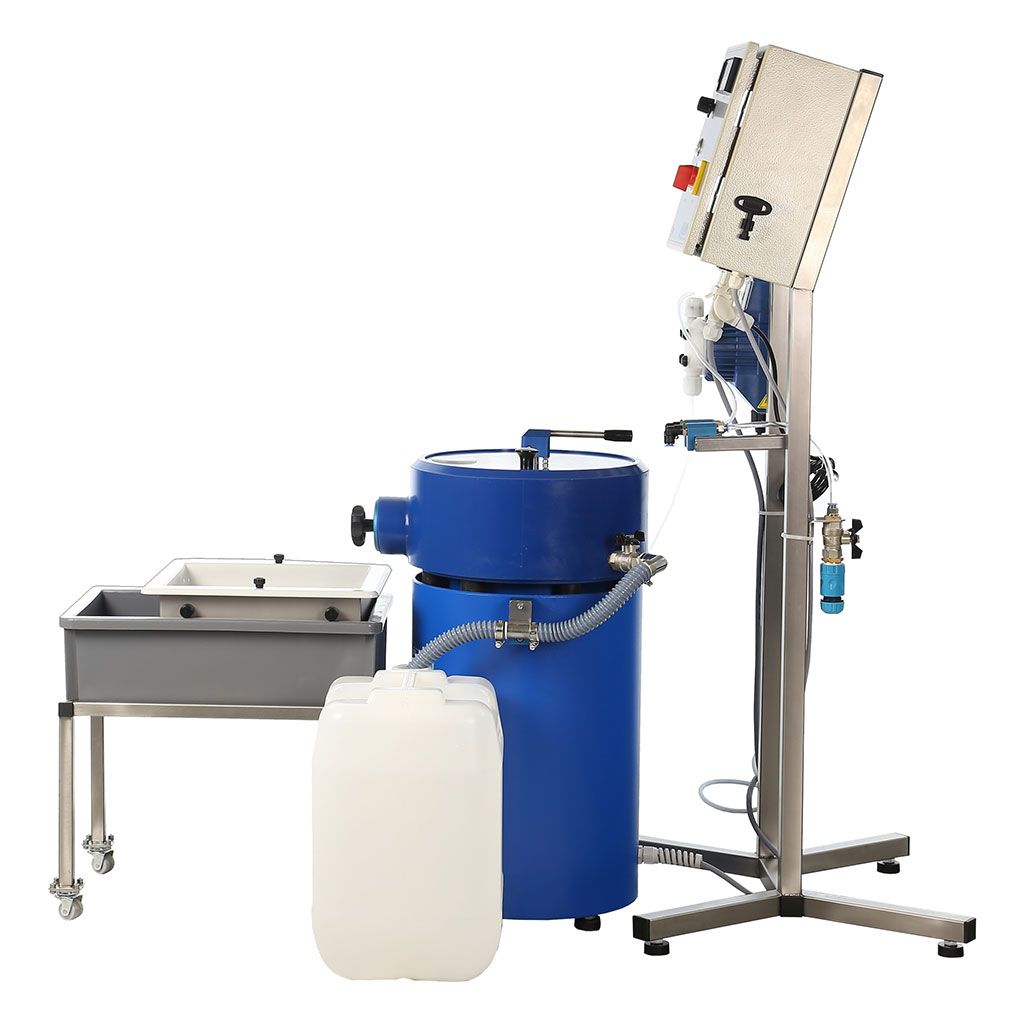 W8 Avalon - Machine de tribofinition et polissage à vibrations - GPI Tribofinition_1