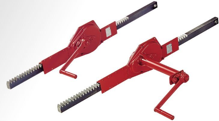 Treuil à crémaillère 1685 - Haacon France - capacité de levage 1,5 à 10 tonnes, manivelle autoblocante_1