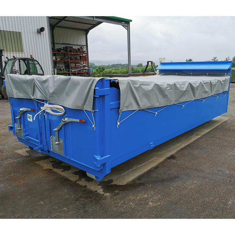 Benne TP monocoque calorifugée - Transport d'enrobés - Isolation laine de roche 60mm_1