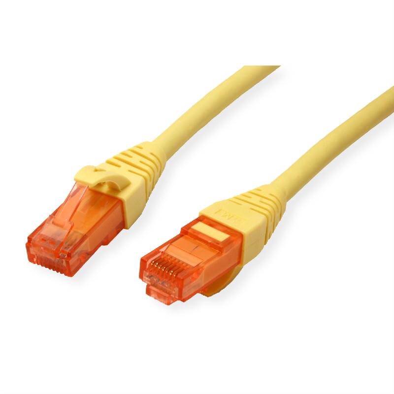 Cordon ROLINE UTP Cat.6, LSOH, Component Level, jaune, 1,5 m_1