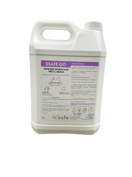 Dsafego dba7400 detergent bactericide fongicide pret a l'emploi bidon de 5l_1