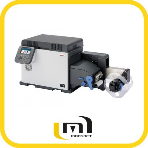 Imprimante d'étiquettes couleur 5 LED OKI Pro1050 - impression professionnelle haute qualité avec couleur blanche_1