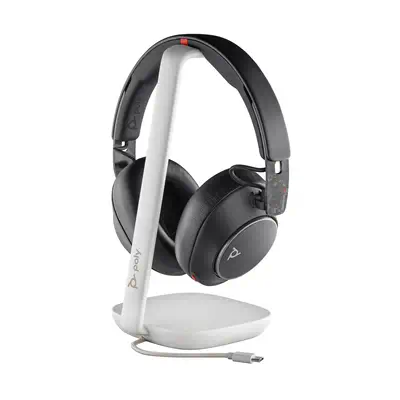 Micro-casque Poly Voyager Surround 85 UC USB-C + adaptateur USB-C/A + base de chargement_1