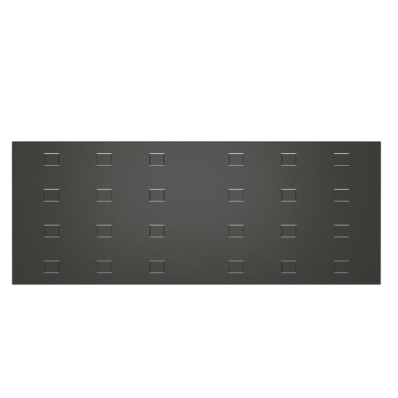 Panneau 1200x450mm 24 trous - gris anthracite_1