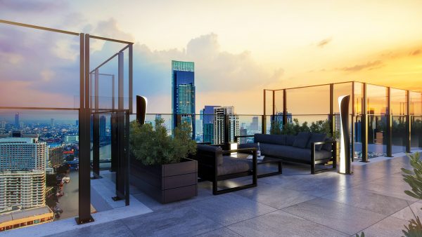 Système de paravent télescopique avec vérin hydraulique