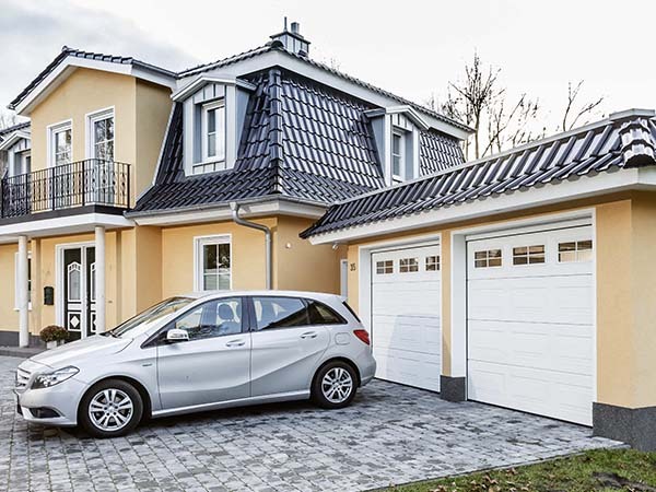 Porte de garage sectionnelle Teckentrup - 40 mm d'épaisseur - Protection anti-effraction - Style Cassette_1