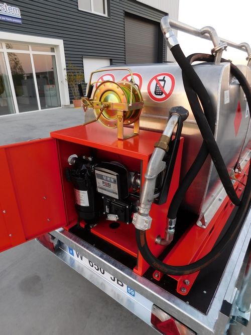 Remorque carburant aviation - station mobile 1350L JET-A1 ADR_1