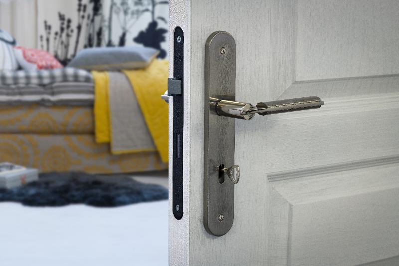 Serrure à encastrer pour porte intérieure - norme NF - pêne dormant - mécanisme à 1 tour - Beaurain_1