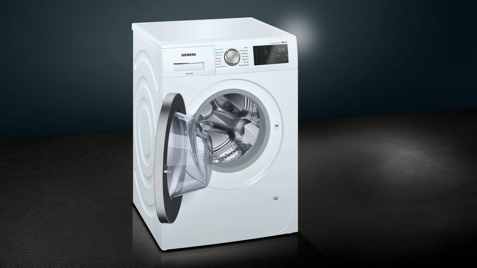 Wm14t709ff IQ500 - Lave-linge professionnel BSH Electroménager - 1400 trs/min avec système sensoFresh et écran LED multiTouch_1