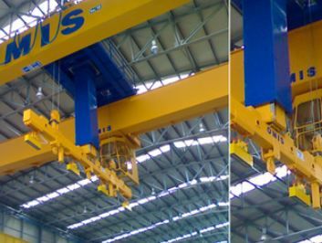 Pont roulant spécial OMIS - service intensif avec composants doubles et entretien facilité_1