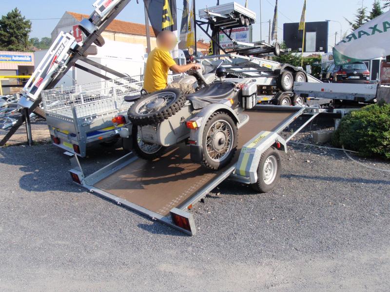 Remorque sans frein - Transport sécurisé et paramétrable pour side-car_1