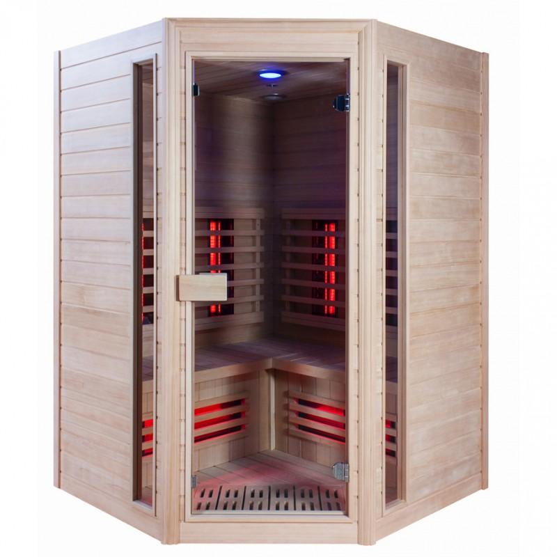 SAUNA ​​INFRAROUGE BOREAL® DIFFUSION 140C - 3-4 PLACES À SPECTRE COMPLET - ​140X140_1
