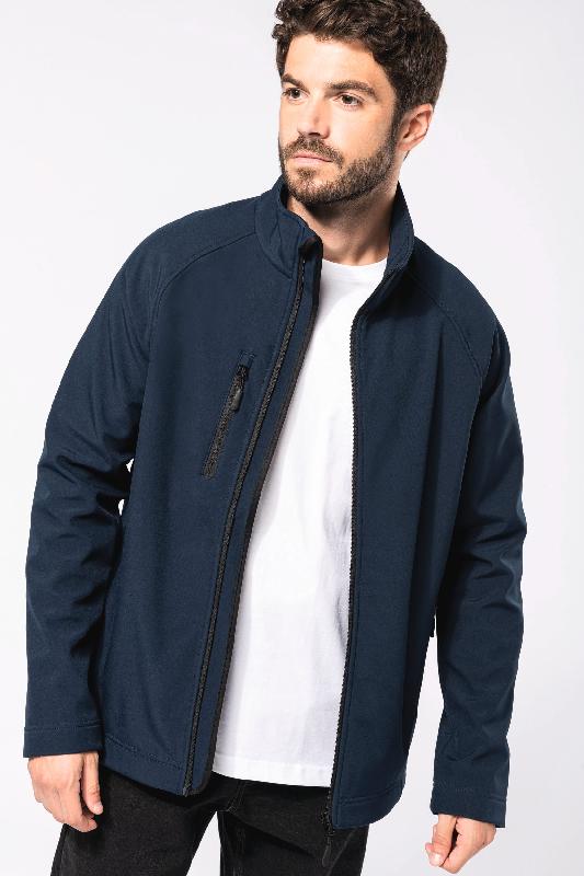 Veste softshell écoresponsable 3 couches unisexe - Réf : K427 - Imperméable 8000 mm et respirante 3000 g/m² - Polyester recyclé_1