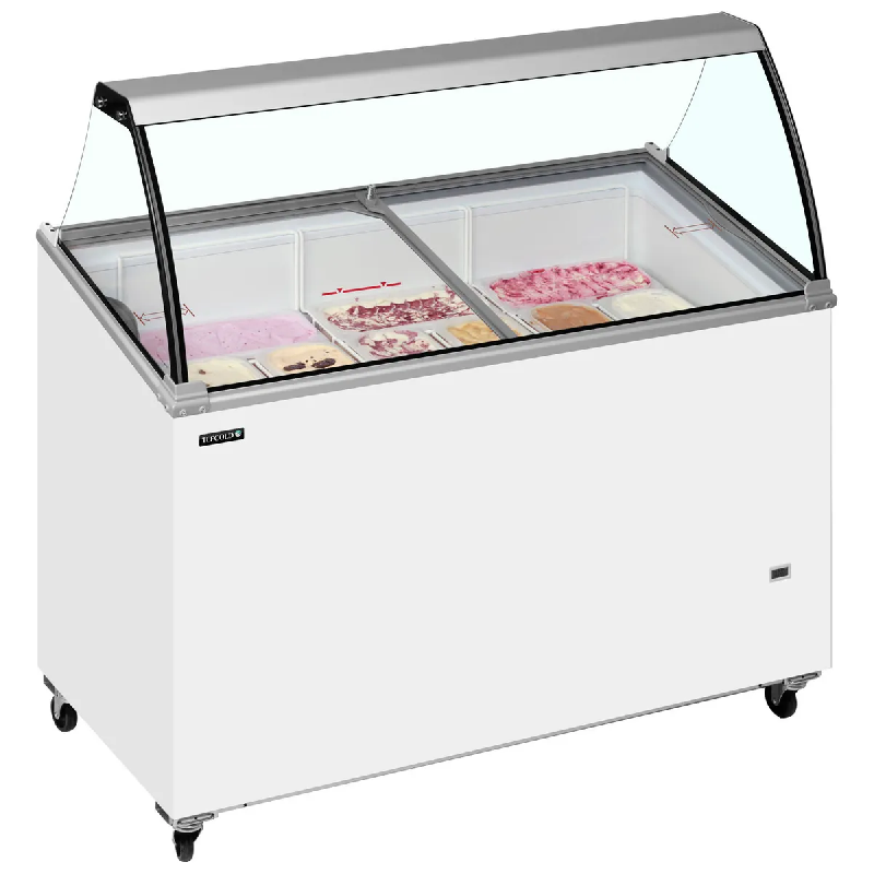 Vitrine a glace IC400SCE-SO (352 / 325 L) Blanc TEFCOLD_1