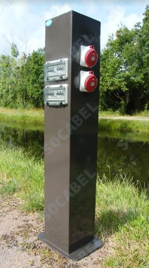 Borne de rechargement pour bateau électrique - prise mono ou tétrapolaire 16 à 250 A - plusieurs modèles disponibles_2