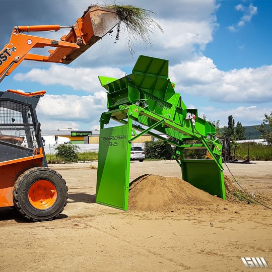 Crible stationnaire DB25 - pliable et transportable, rendement 7-25T/h, 580kg_1