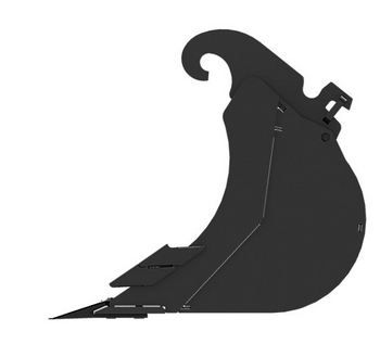 Godet d'excavation-mini-pelle - caterpillar finance france - 700 mm (28 in) - poids 51 kg_1