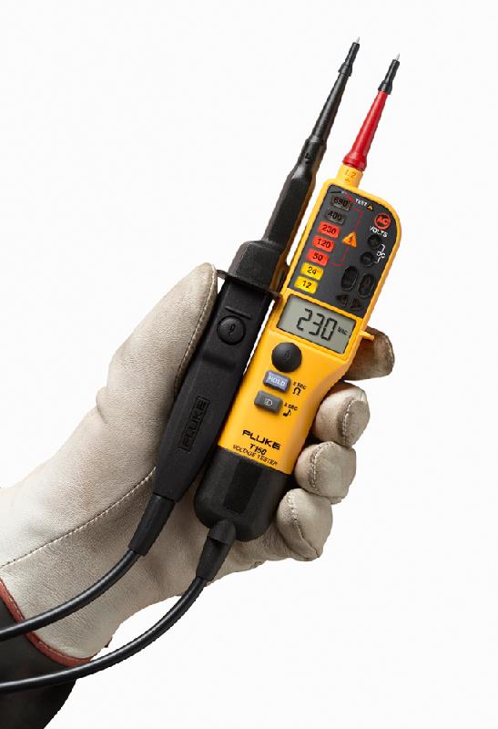 T150 - Testeur de tension et de continuité FLUKE, avec test de disjoncteurs, écran LCD et rétro-éclairage_1