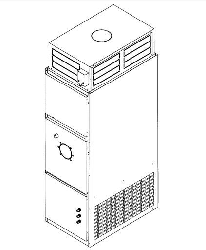 Te 40 - générateur d'air chaud économique à gaz - emat - 40 à 340 kw_1