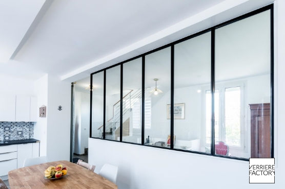 Verrière d'atelier en acier sur mesure - modèles classique, loft, artiste ou bistrot_1