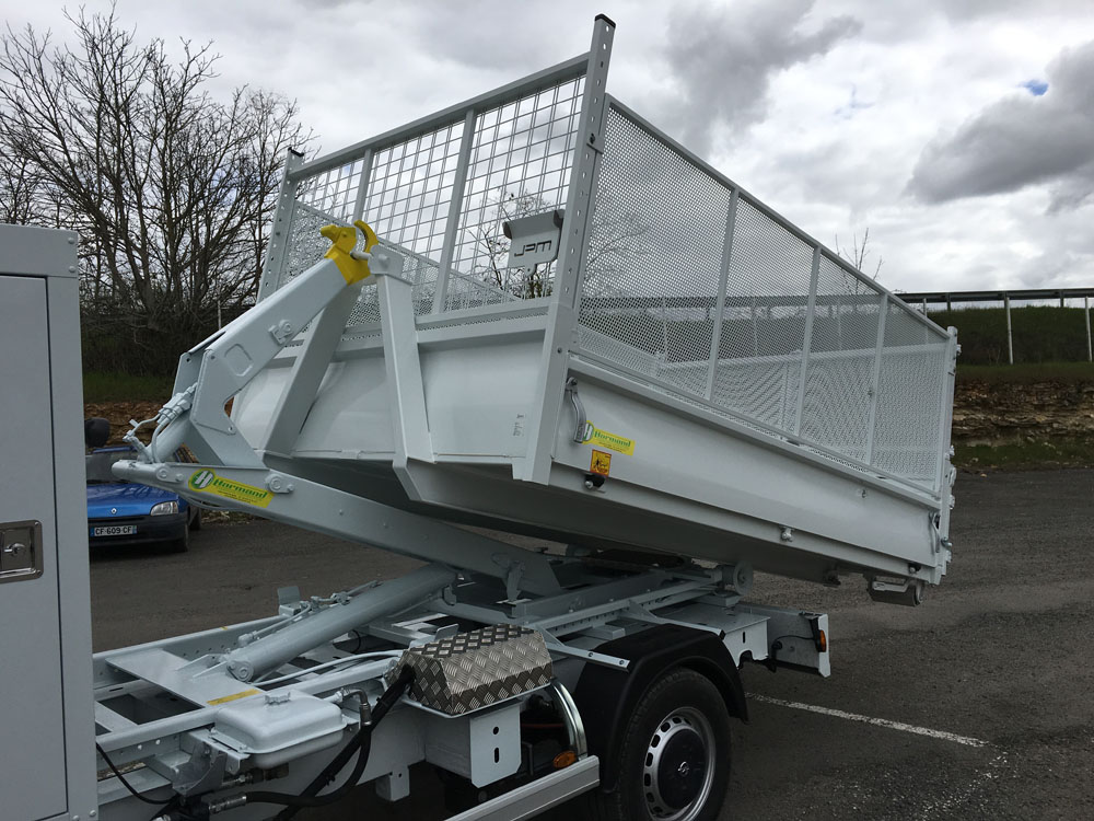 Bras amovible pour camion - capacité 3T - système multi-caissons - HPC_1