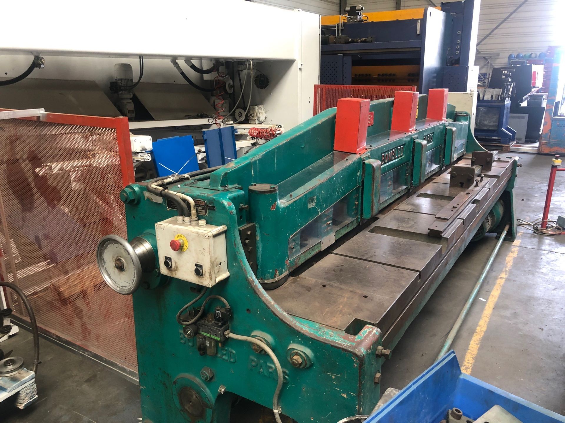 Cisaille guillotine industrielle Bombled 3000 x 5 - réf 3511 - Type 109K_1