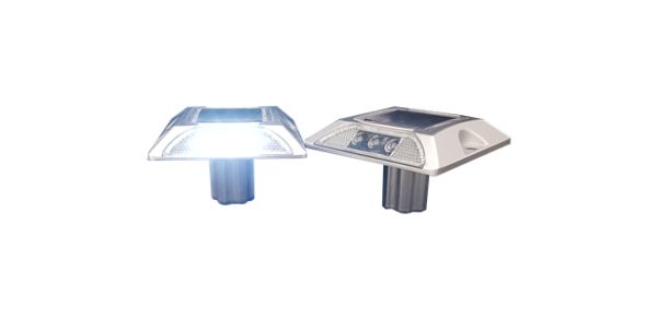 Ecolight 05 AL/TA - Plot routier solaire Cryzal - 50 mm - Monodirectionnel ou bidirectionnel avec LEDs_1