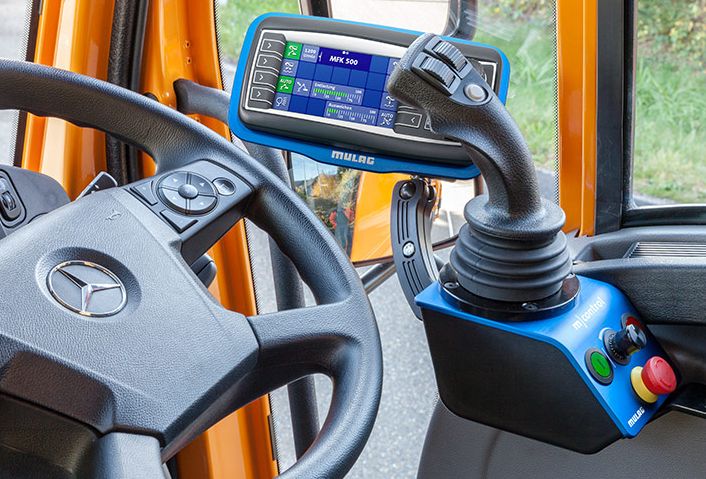 Équipement de déport latéral MFK 500 pour travaux routiers