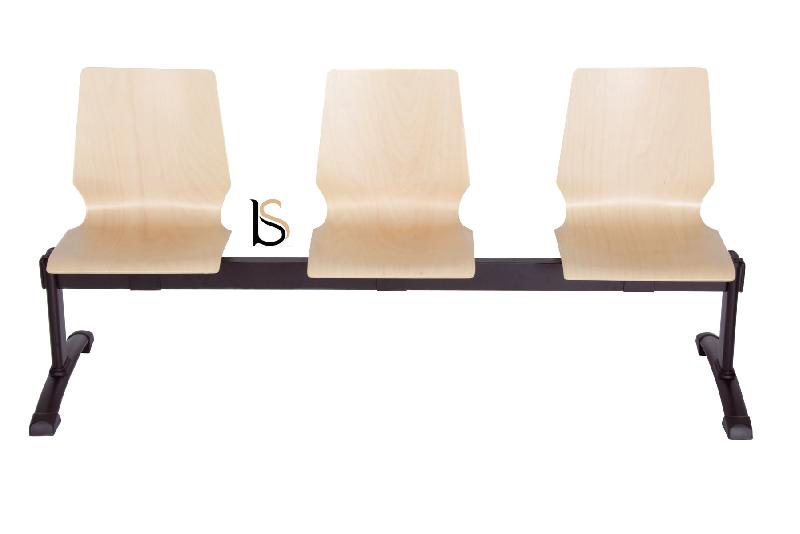 Sièges sur poutre assises bois Desk. - 3 places_1