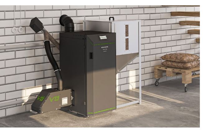 Twin Luxury BIO 24 kW - Chaudière à granulés et bûches - Brûle bois, pellets et avoine_1