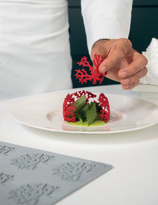 Coral - Moule en silicone Gourmand Horeca Pavoni Italia - 8 empreintes_1