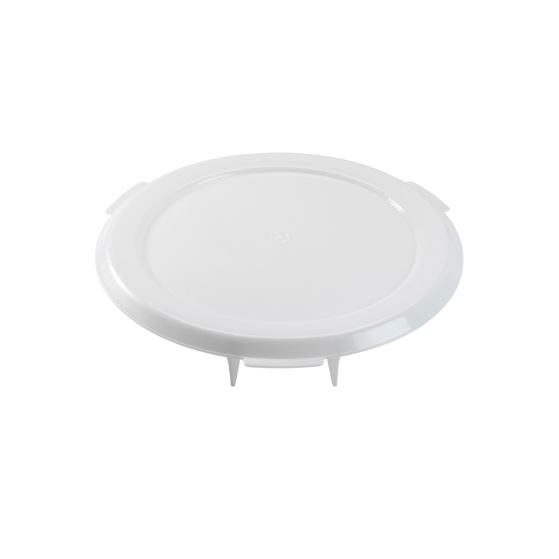 Couvercle plat pour conteneur alimentaire HACCP 75L Gilac - Blanc_1