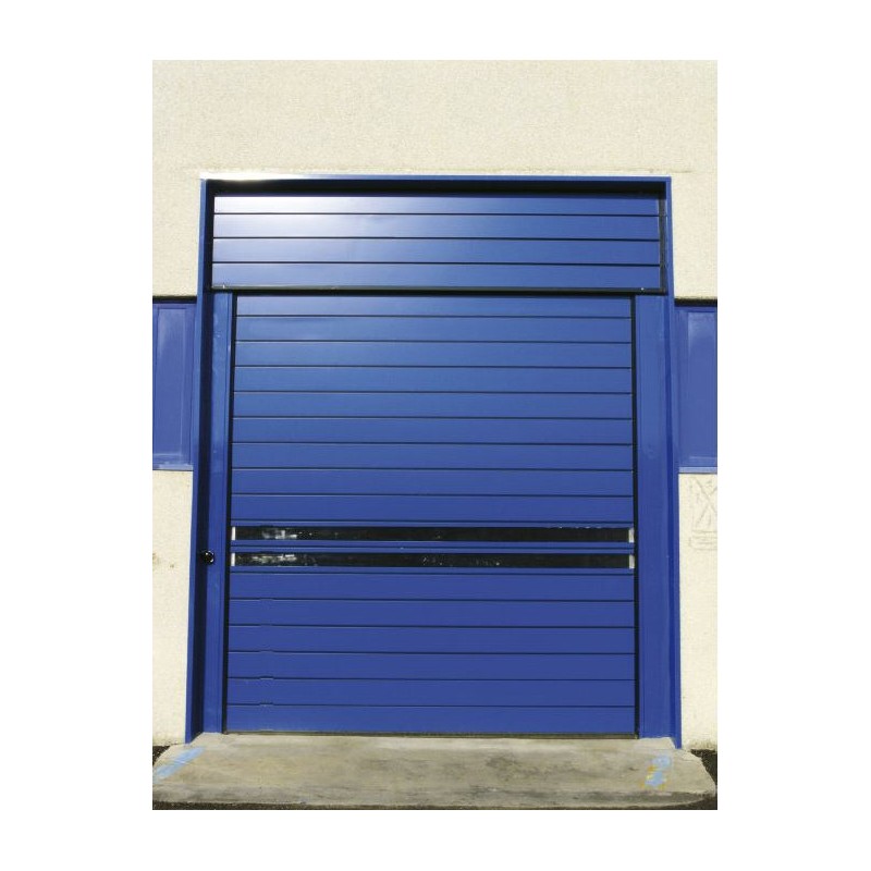 Porte rapide rigide à enroulement spirale en métal - utilisation extérieure - 5000 x 6000 mm_1