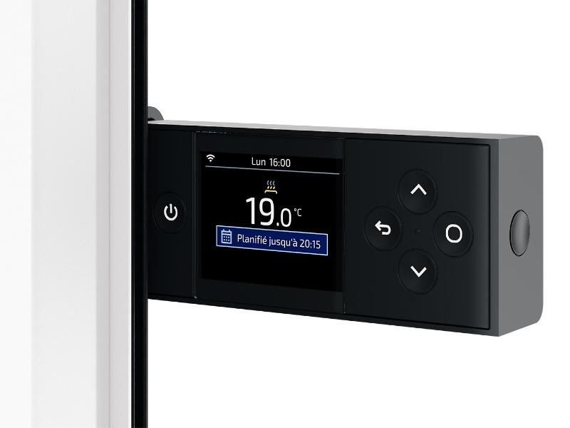 Radiateur chaleur douce connecté Equateur 5 Vertical 1000W Blanc mat - Thermor - 428404_1