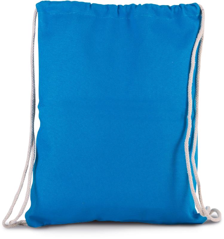 Sac à dos avec cordon épais en coton blanc - Kimood - Réf: KI0154 - 310 g/m² - Taille unique - Couleur naturelle_1
