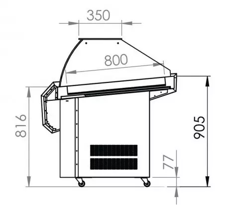Vitrine réfrigérée à poissons - AFI COLLIN LUCY - VP-201-K_1