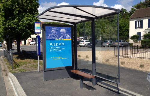 Abri bus design Héritage - 3 m - modulable, finition personnalisable et structure inspirée Art Nouveau_0