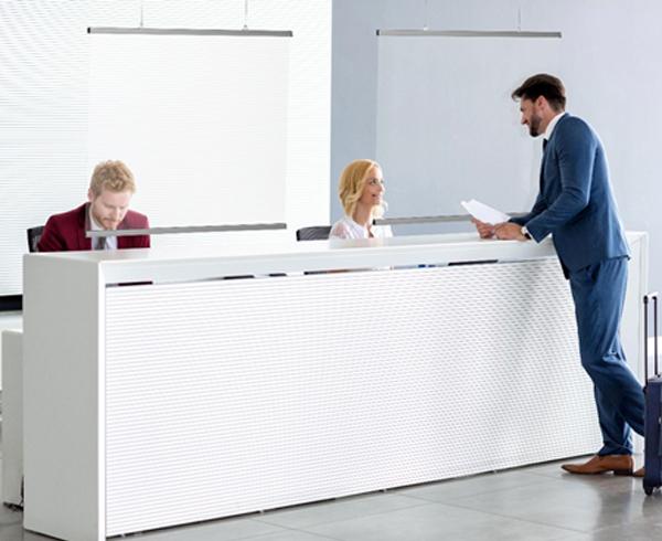 Écran Protec Susp. Transparent H 100 x L 150cm + 2 câbles 200cm - Réf.490733_1