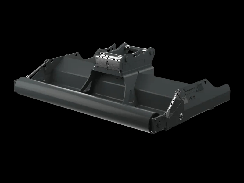 Lame niveleuse Egli pour pelle - 15-25 t, 390 kg sans plaque d'adaptation, 620 kg avec rouleau_1