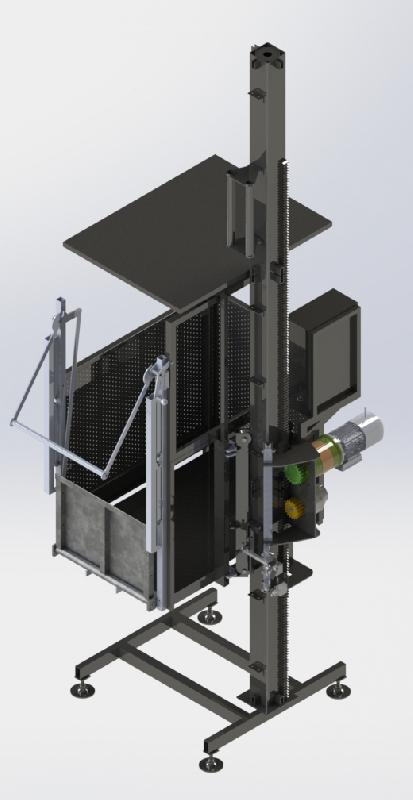 Plateforme de transport PH5 - Monte-charges pour personnes et matériaux - Hauteur 100 m, charge 600 kg_1