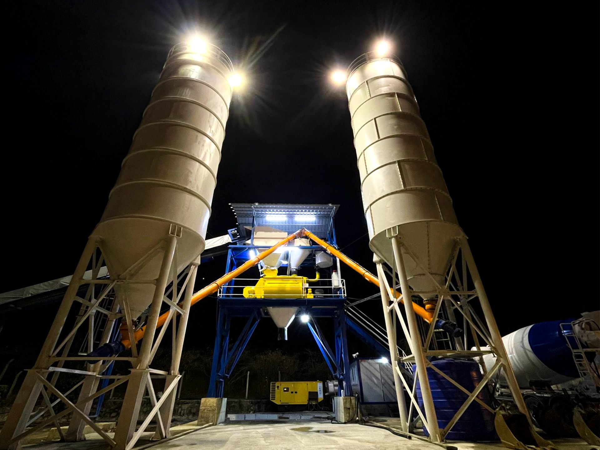 Centrale à béton fixe 90 m³ – Idéale pour vos chantiers_1