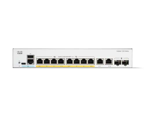 Cisco C1200-8FP-2G commutateur réseau Géré L2/L3 Gigabit Ethernet (10/100/1000) Blanc_1