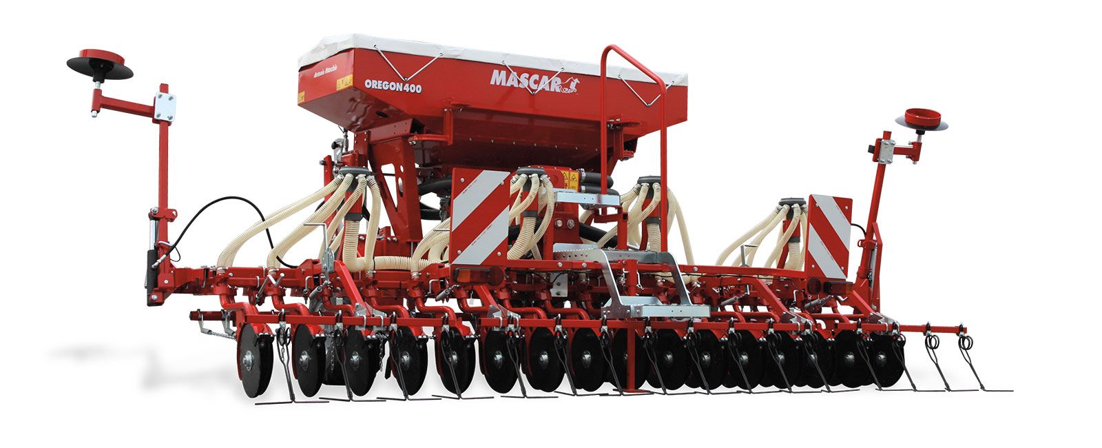 Semoir avec trémie de grandes dimensions pour une autonomie accrue