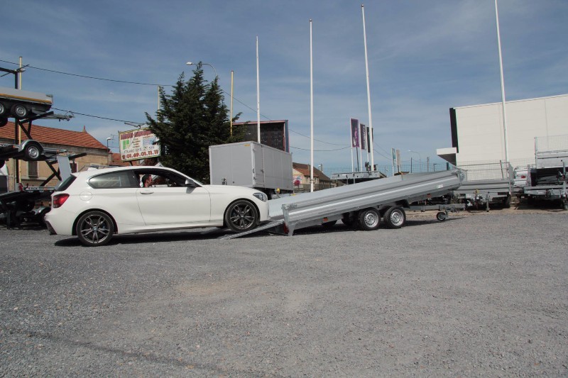 Remorque porte voiture - humbaur - 4118 mtk 354722_1