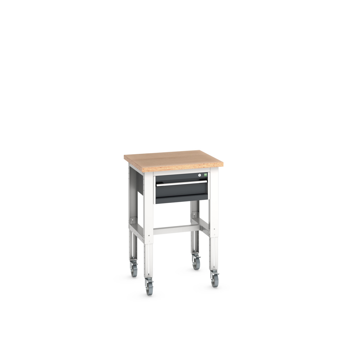 Desserte Roulante Réglable Cubio Mpx - 1 Tiroir - 750x750x840-1140mm_0