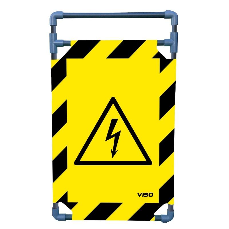 Barrière d'intervention 1 panneau - Electrique / 1000 / PVC_1