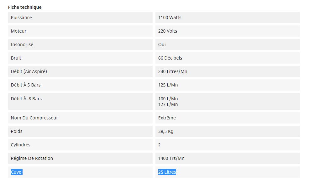 Compresseur extrême 2 insonorisé 1,5 CV - Nardi Compressori France - cuve 25 litres - basse pression - 66 dB_1